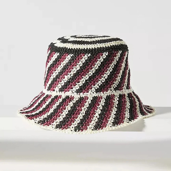 NWT Anthropologie Crochet Bucket Hat